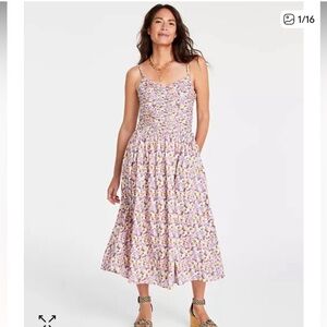 NWT Floral Spaghetti Strap Dress